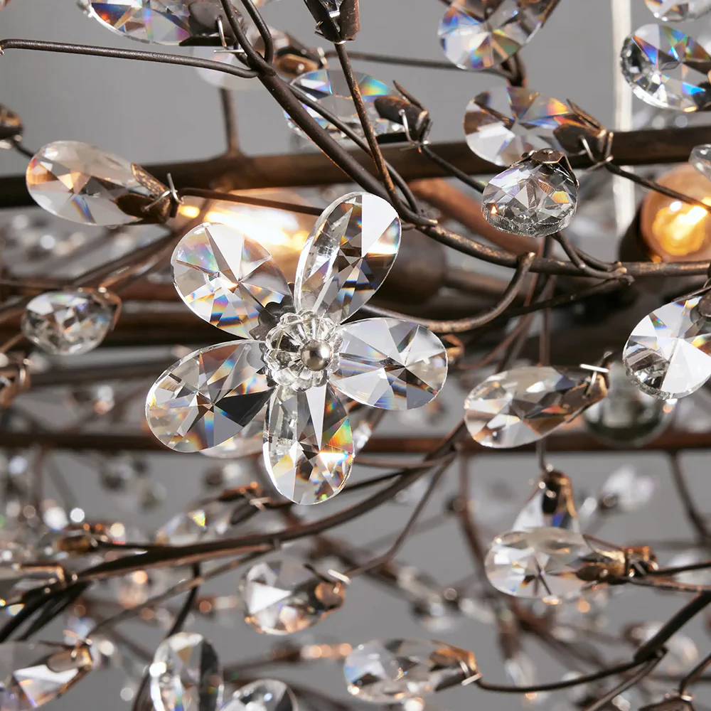 Fiore Oval Chandelier 62'' 74'' - Image 21