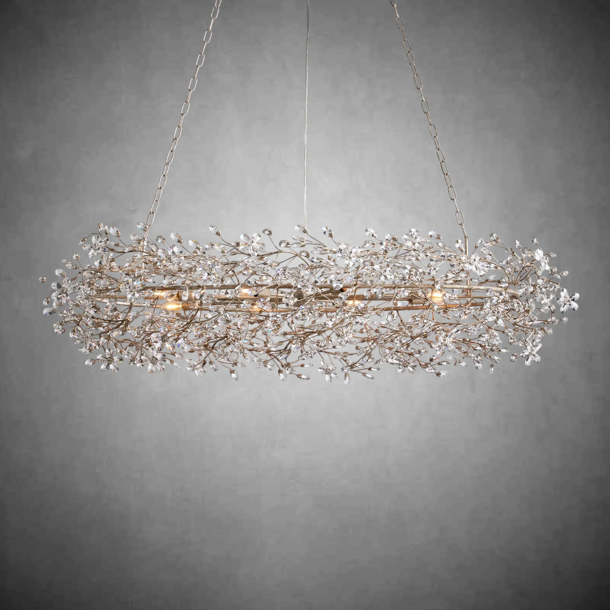 Fiore Oval Chandelier 62'' 74'' - Image 4
