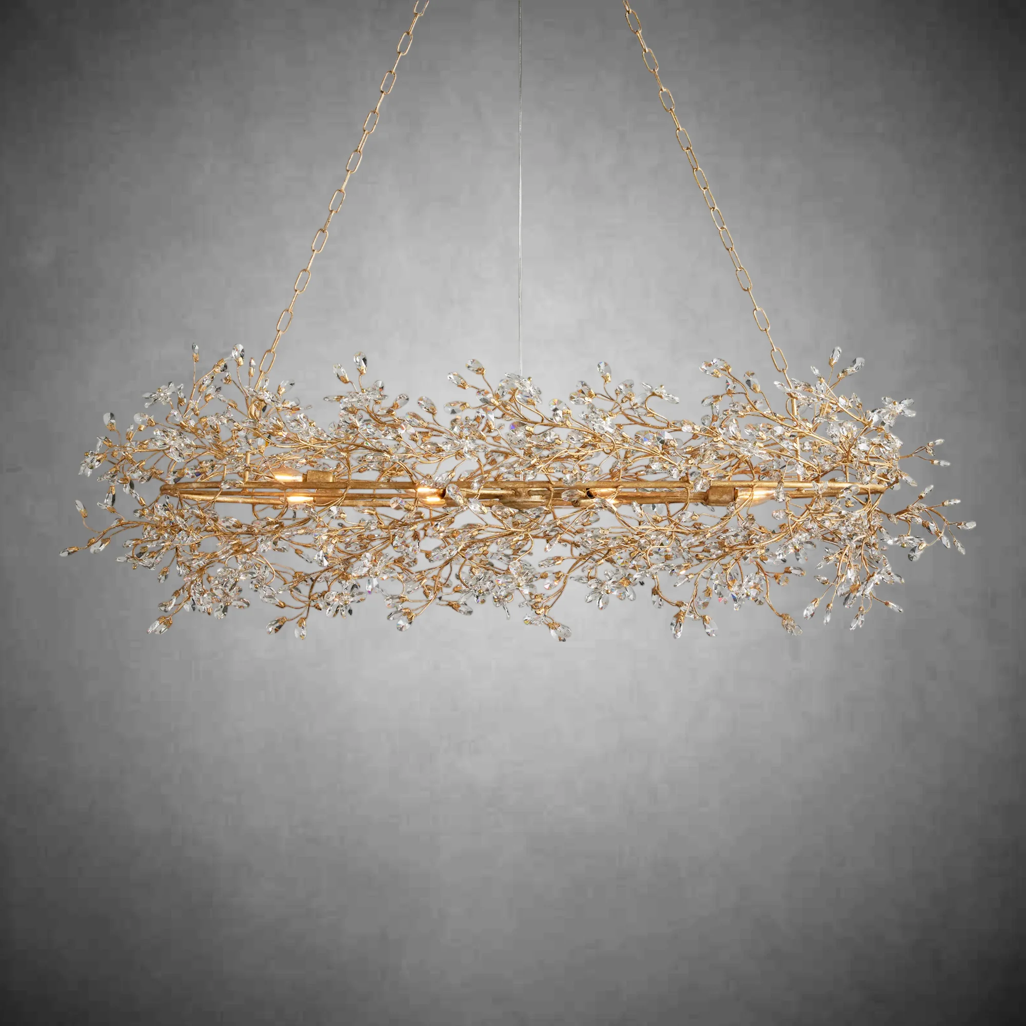 Fiore Oval Chandelier 62'' 74'' - Image 6
