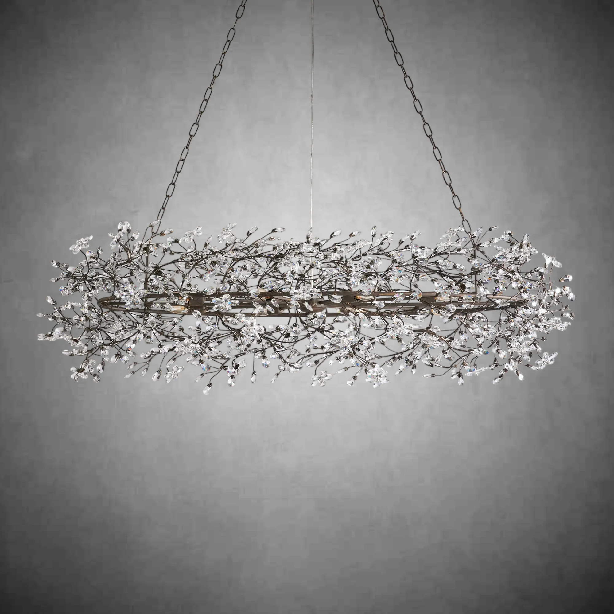 Fiore Oval Chandelier 62'' 74'' - Image 7