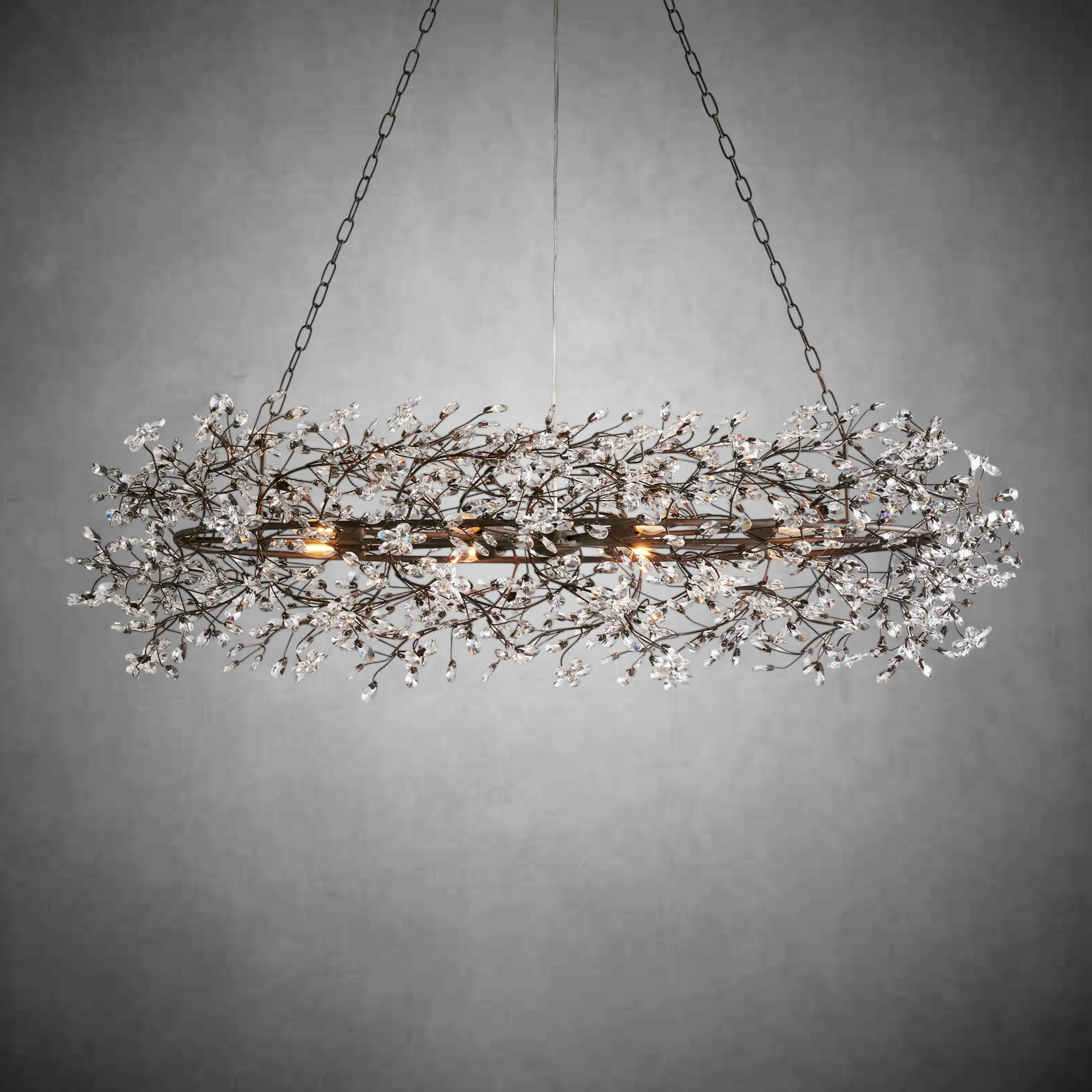 Fiore Oval Chandelier 62'' 74'' - Image 8