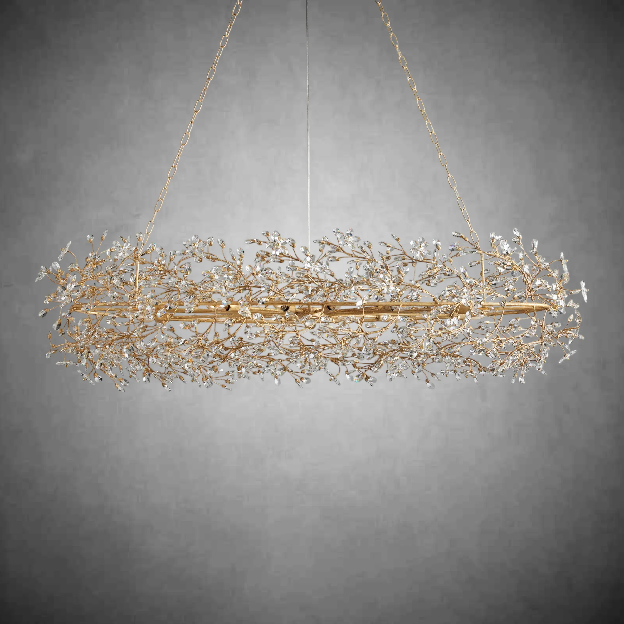 Fiore Oval Chandelier 62'' 74'' - Image 9