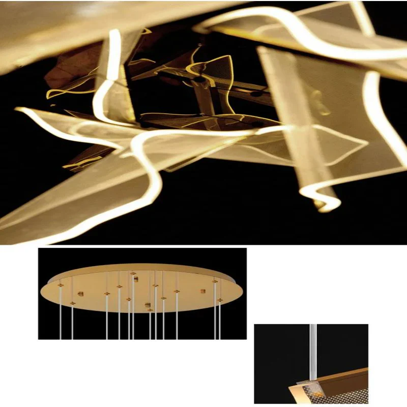 Flame Branch Chandelier - Image 8