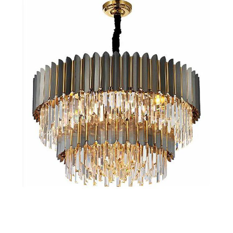 Flavian Double Tier Crystal Chandelier - Image 2