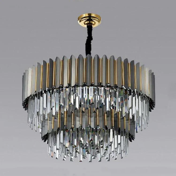 Flavian Double Tier Crystal Chandelier - Image 3