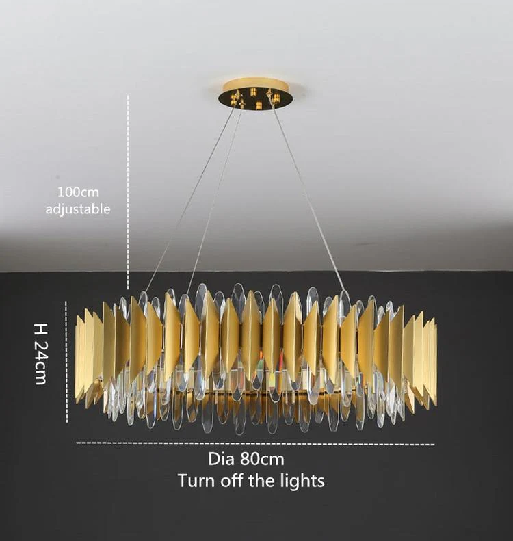 Flavian Halo Crystal Chandelier - Image 5