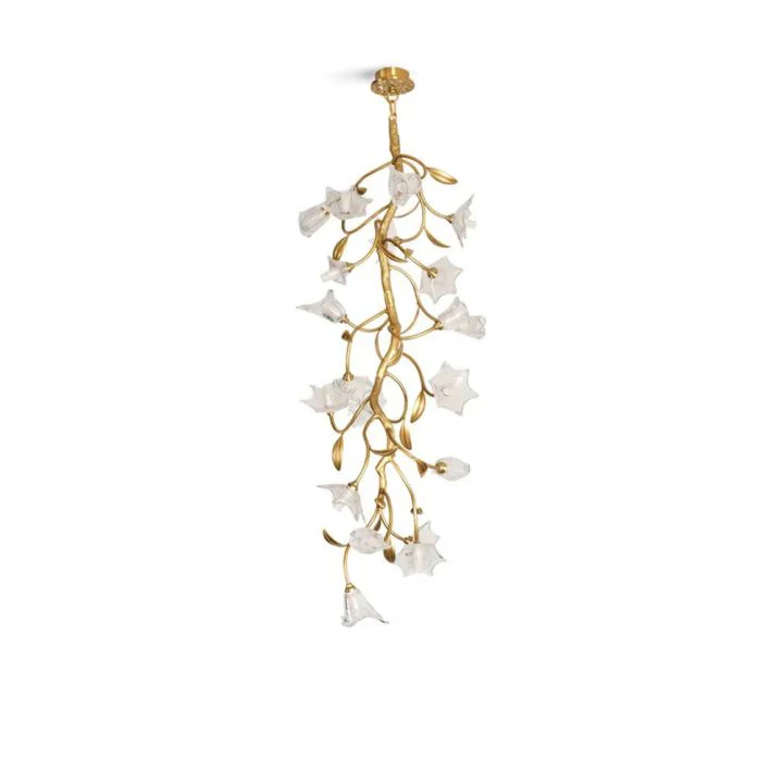 Flower Craftsman Glass Chandelier - Image 2