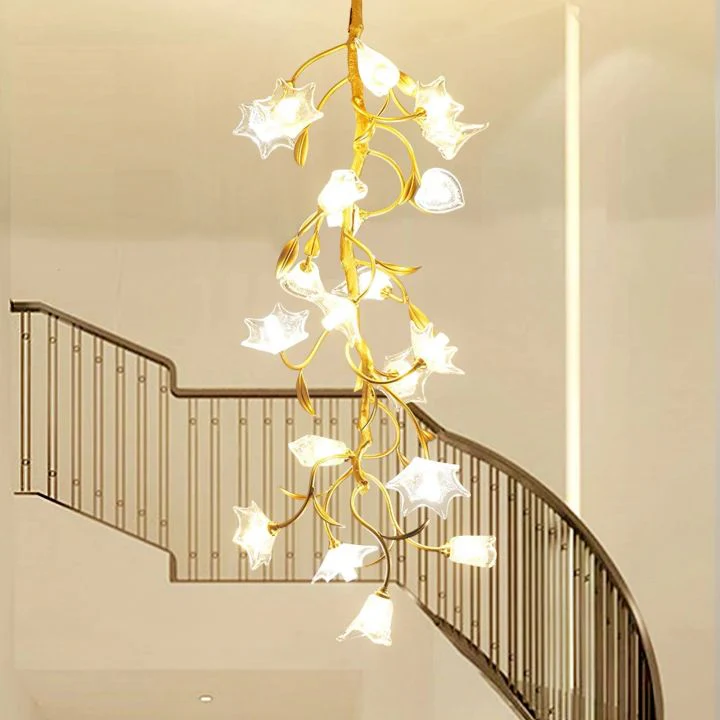 Flower Craftsman Glass Chandelier - Image 6