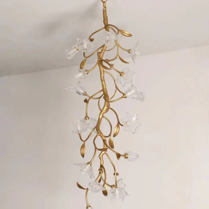Flower Craftsman Glass Chandelier - Image 9