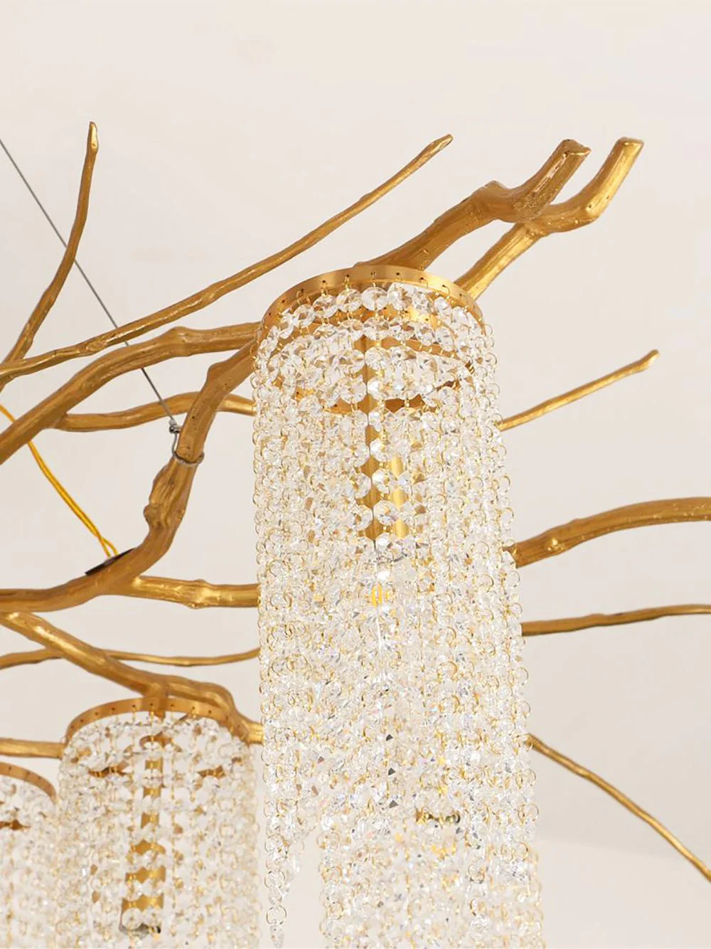 Forest Dawn Brass Branch Chandelier - Image 11