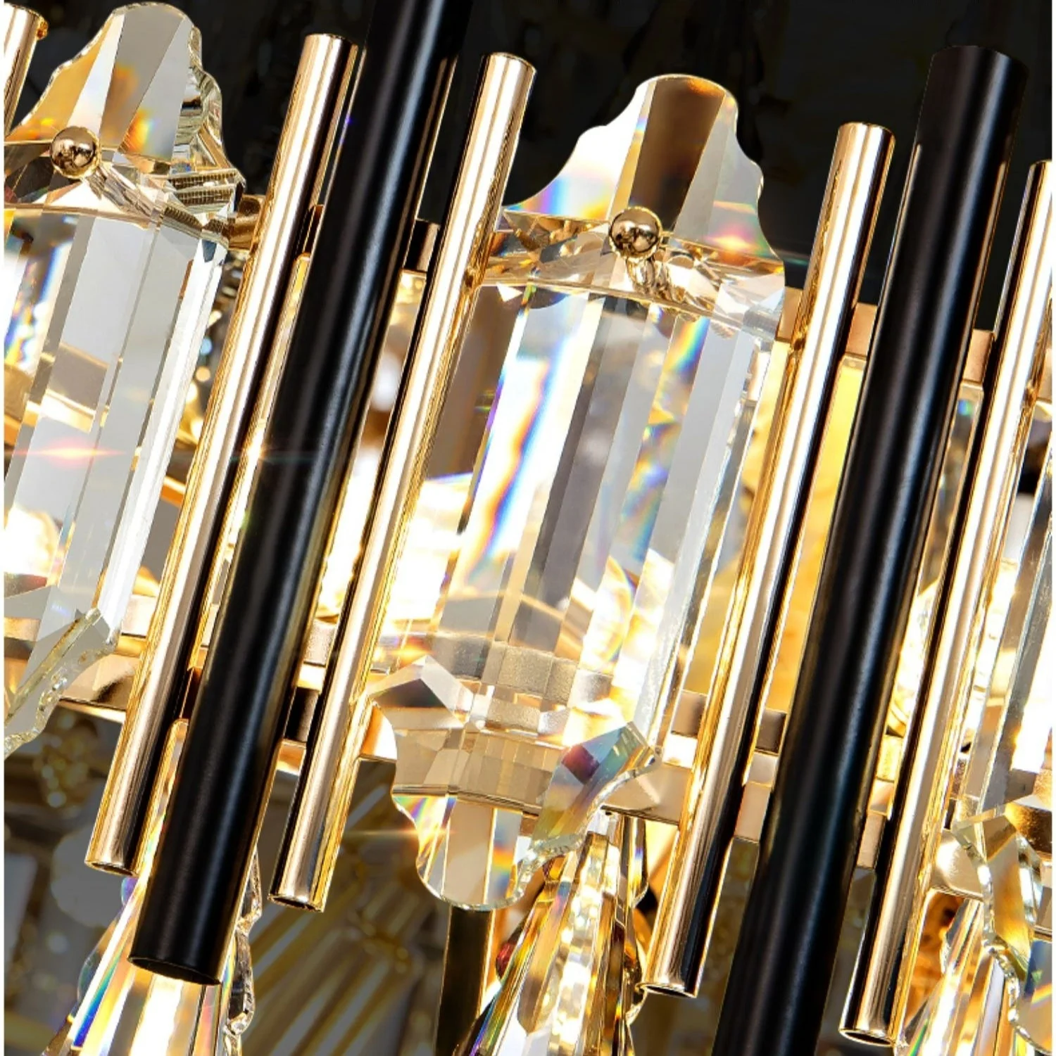 Foyer 3 Layers Extra Large Crystal Chandelier for Living Room Staircase Ceiling Lighting Fixture - Image 8