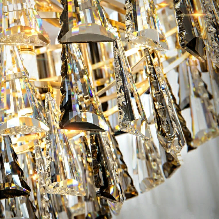 Foyer 3 Layers Extra Large Crystal Chandelier for Living Room Staircase Ceiling Lighting Fixture - Image 9