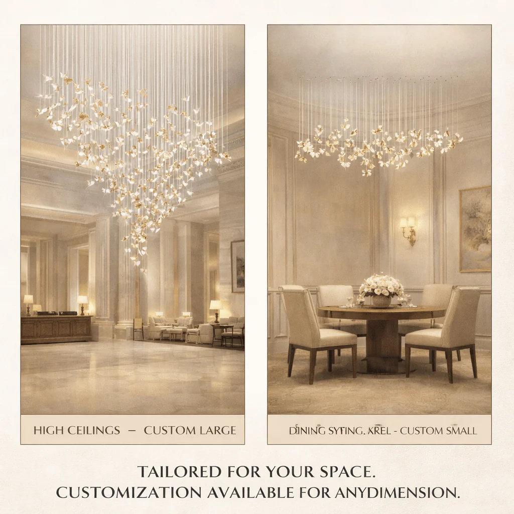 Galaxy Frosted Petals Frozen Chandelier - Image 15