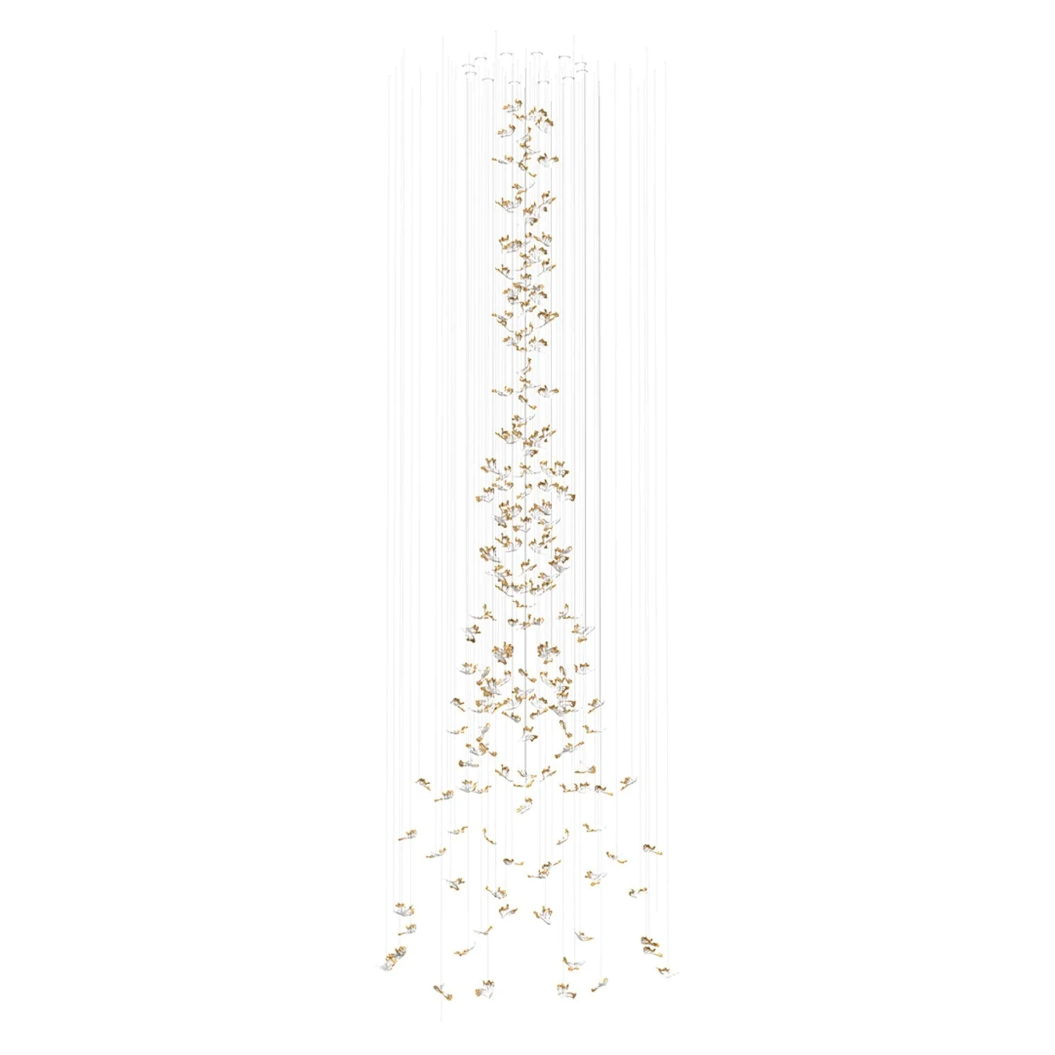Galaxy Frosted Petals Frozen Chandelier - Image 9