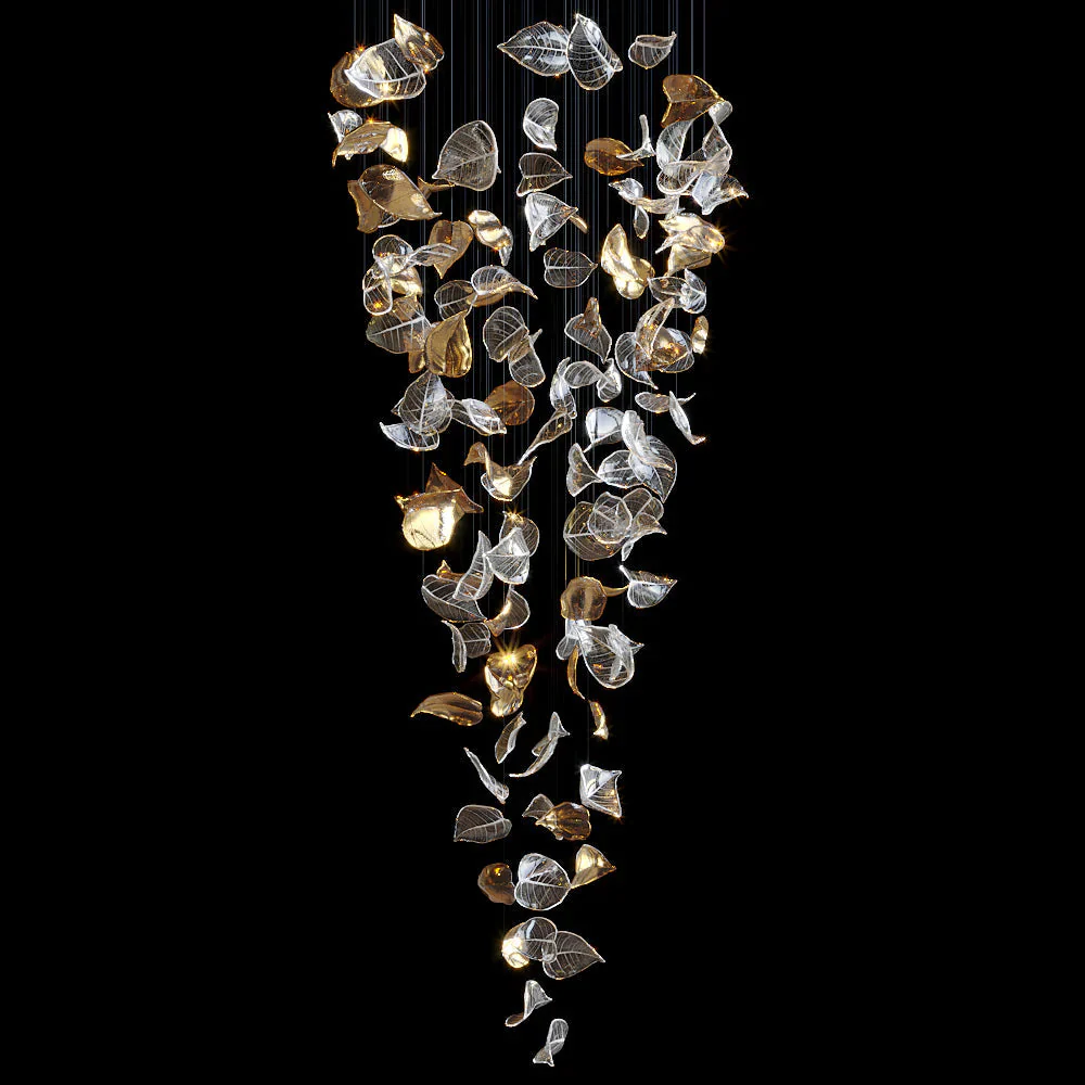 Frozen Leaves Chandelier - Image 11