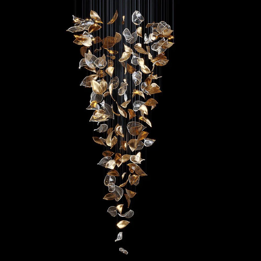 Frozen Leaves Chandelier - Image 12