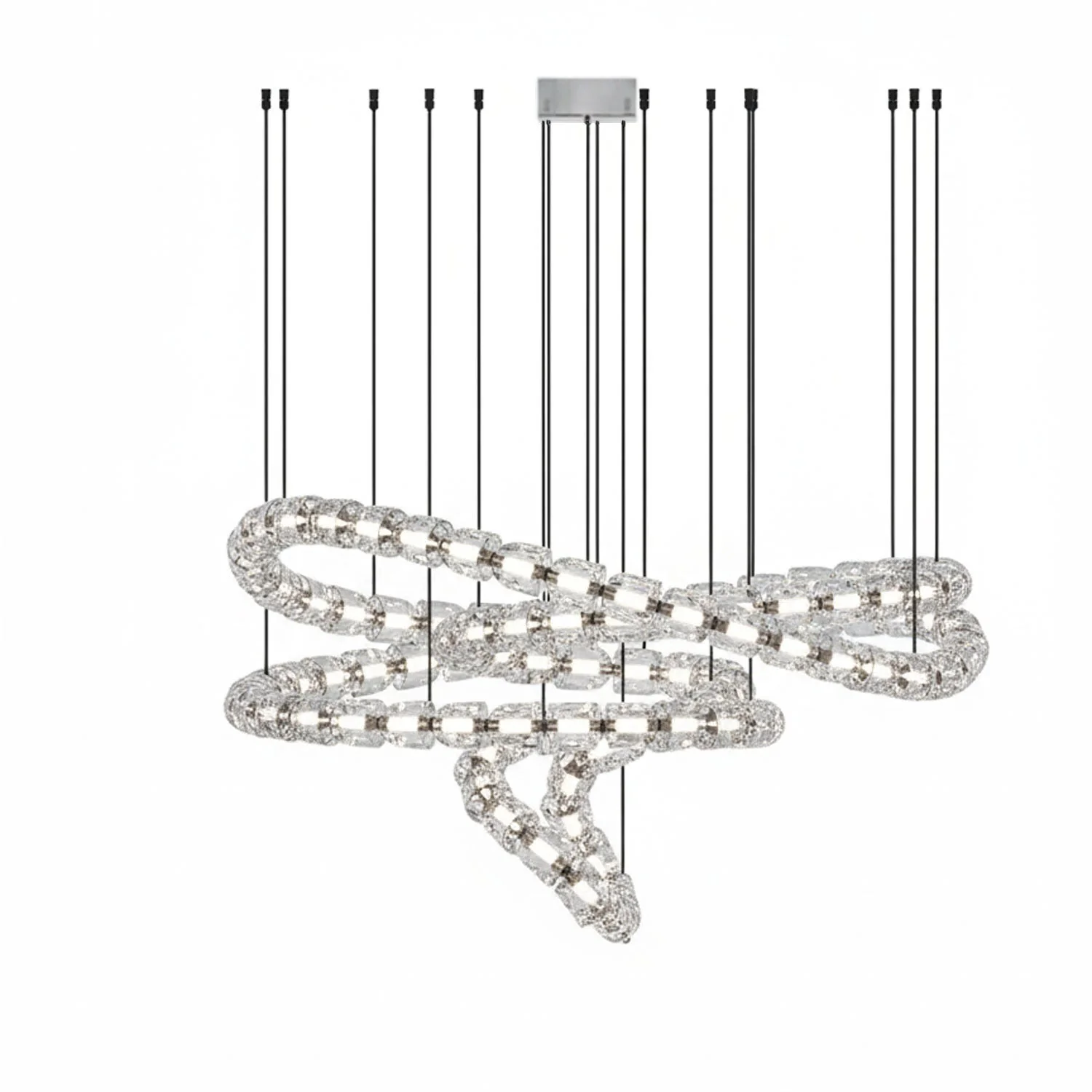 Gabriel Chrome Crystal Chandelier - Image 100