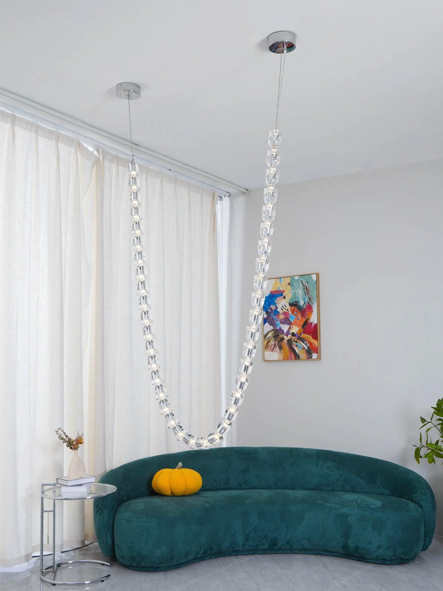 Gabriel Chrome Crystal Chandelier - Image 13