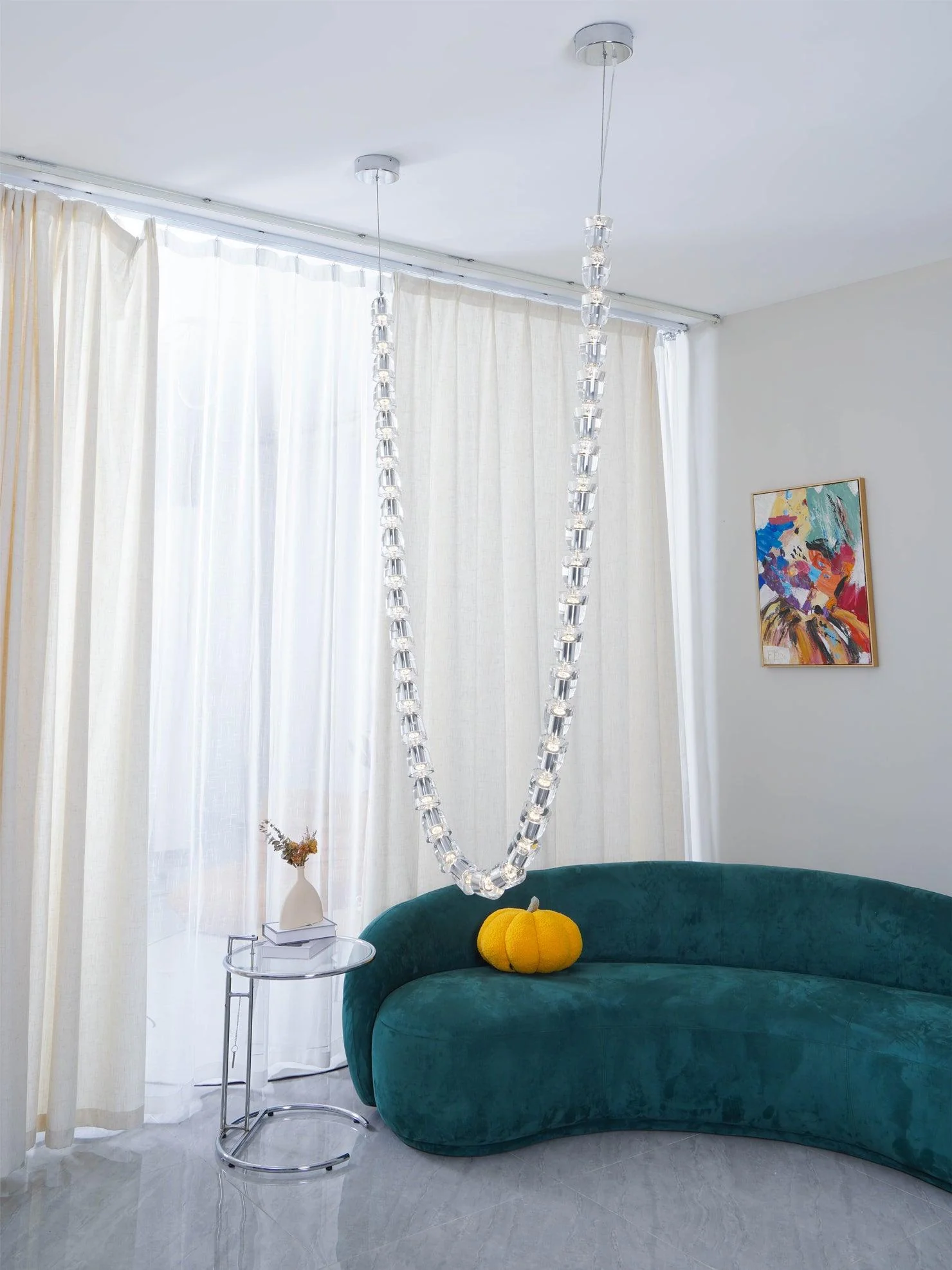 Gabriel Chrome Crystal Chandelier - Image 15