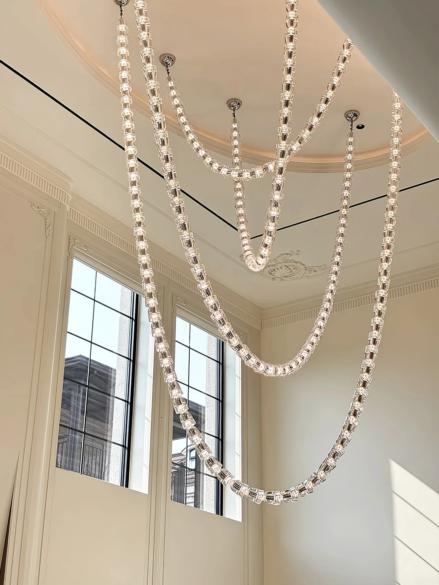 Gabriel Chrome Crystal Chandelier - Image 3