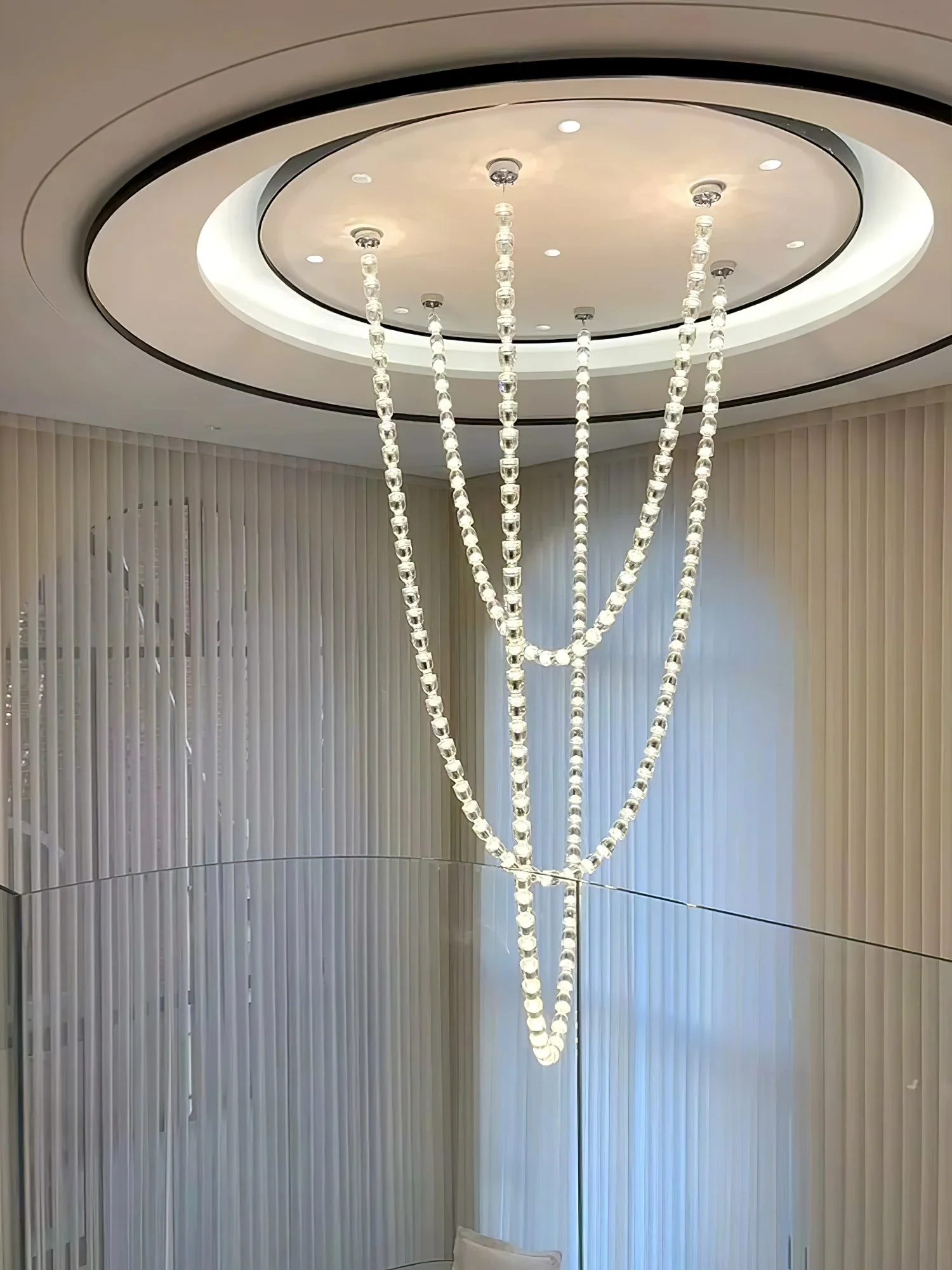 Gabriel Chrome Crystal Chandelier - Image 4