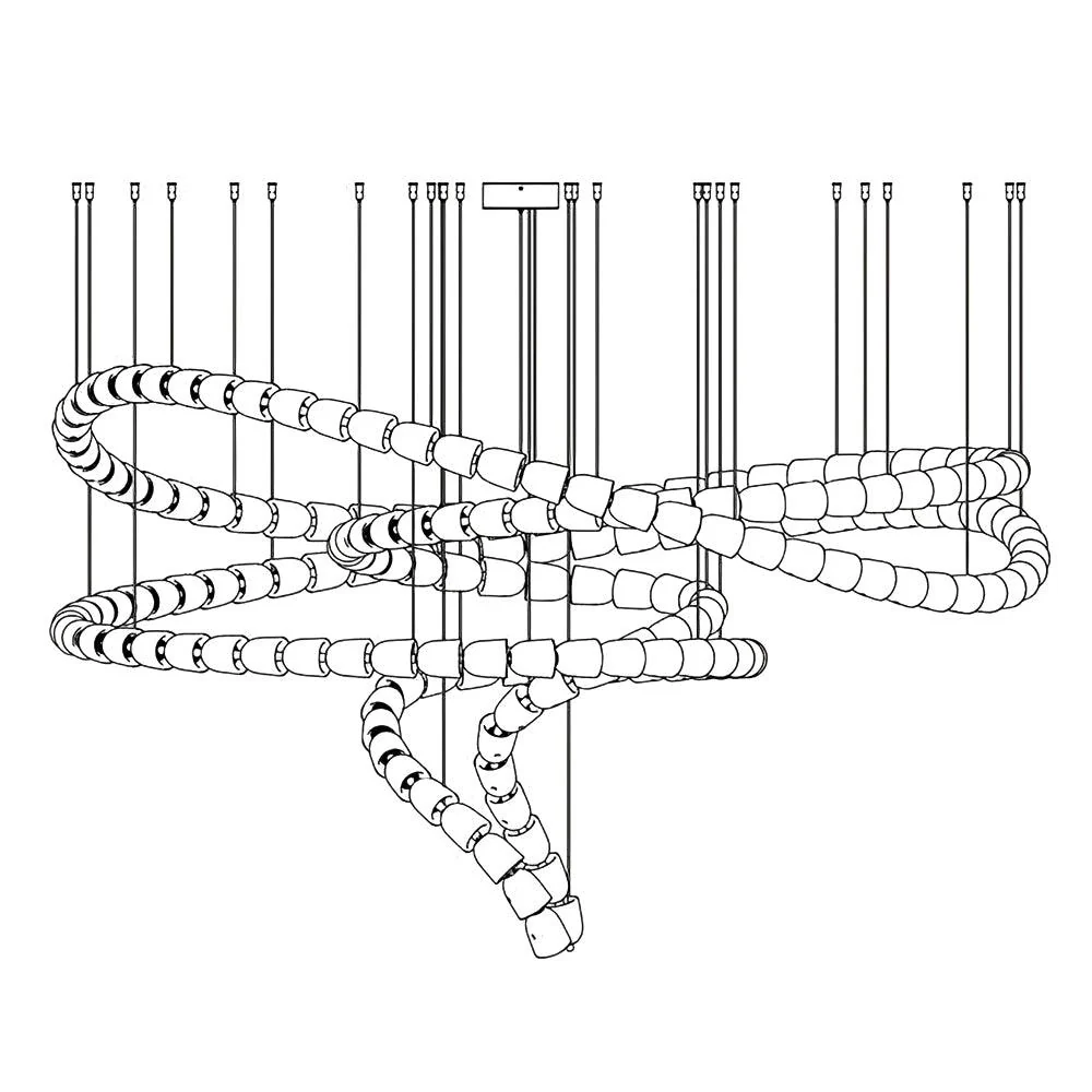 Gabriel Chrome Crystal Chandelier - Image 40