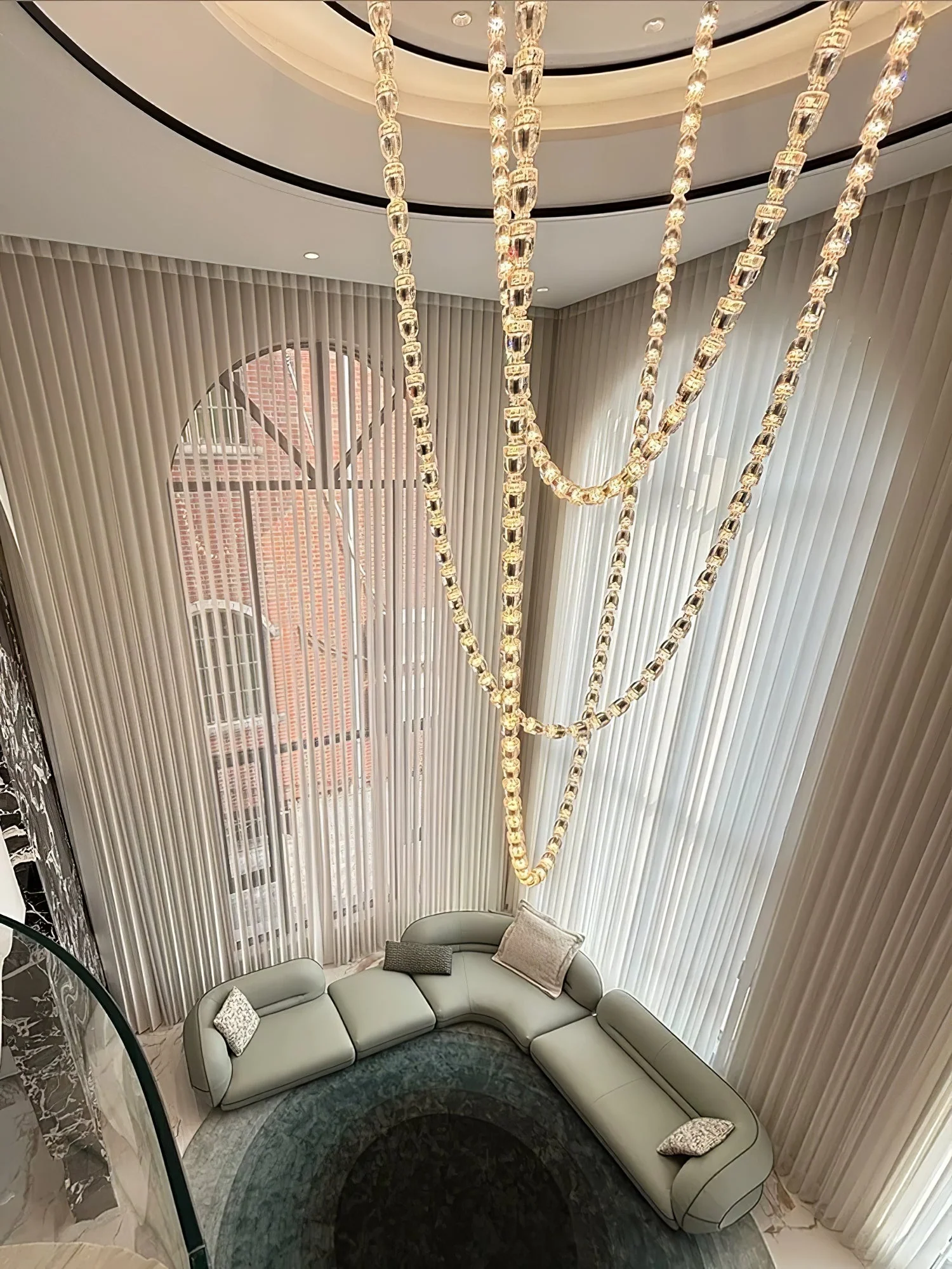 Gabriel Chrome Crystal Chandelier - Image 5