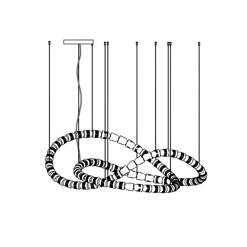 Gabriel Chrome Crystal Chandelier - Image 62