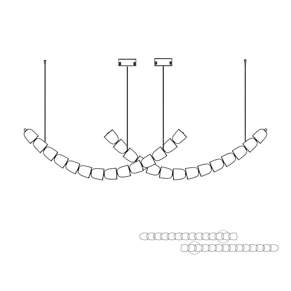 Gabriel Chrome Crystal Chandelier - Image 74