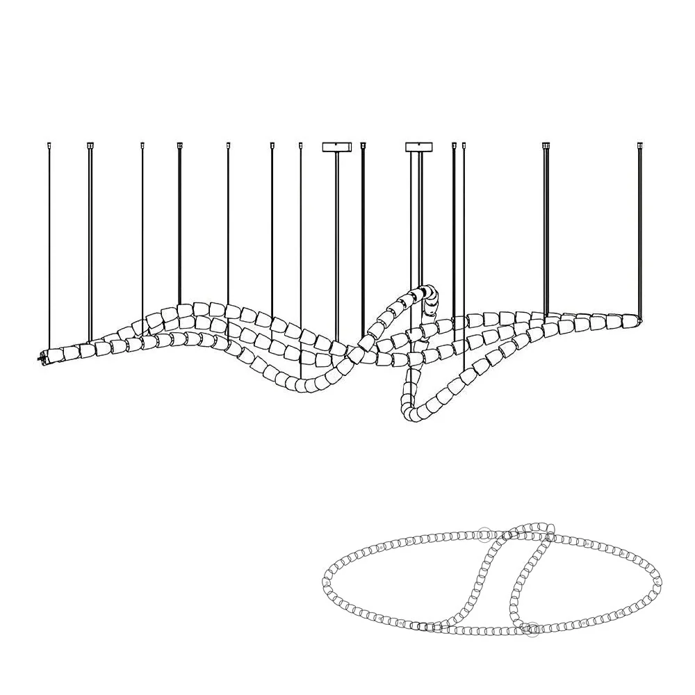 Gabriel Chrome Crystal Chandelier - Image 78