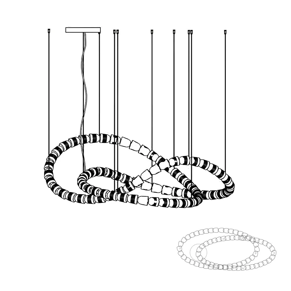 Gabriel Chrome Crystal Chandelier - Image 84