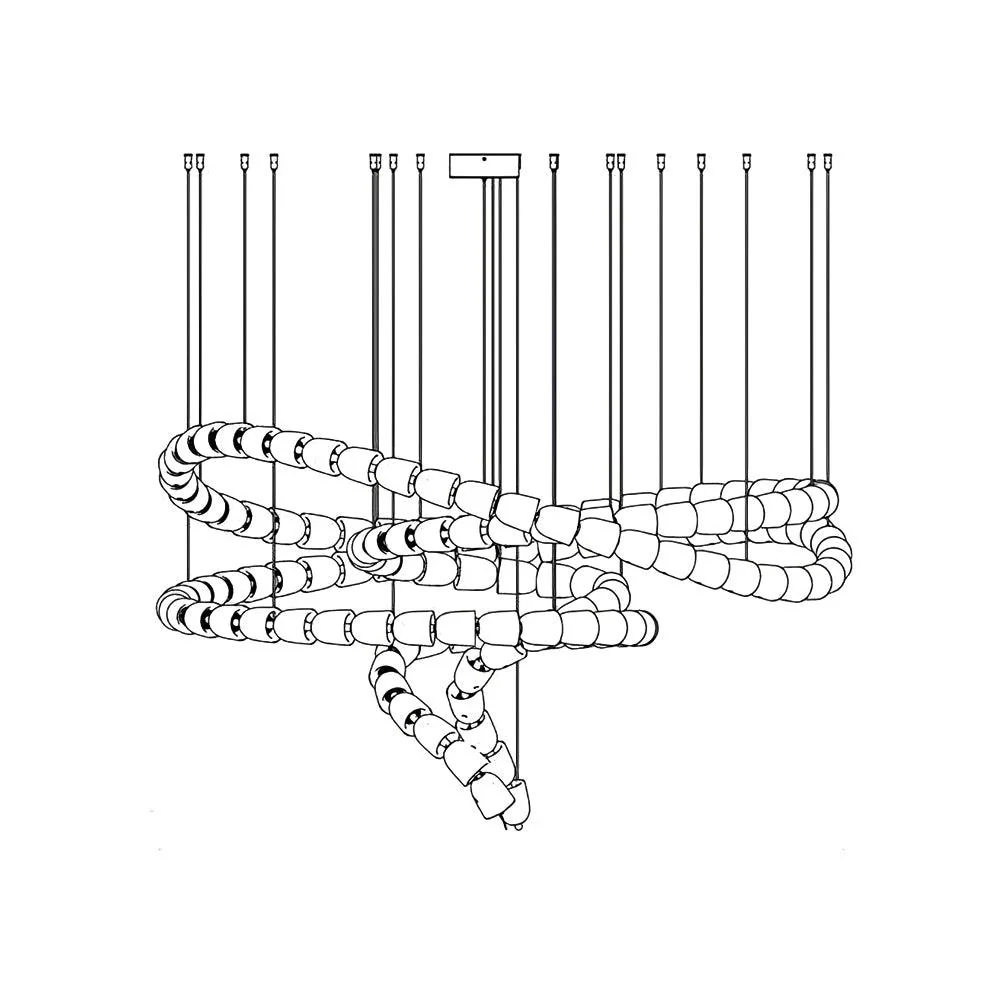 Gabriel Gold Crystal Chandelier - Image 42