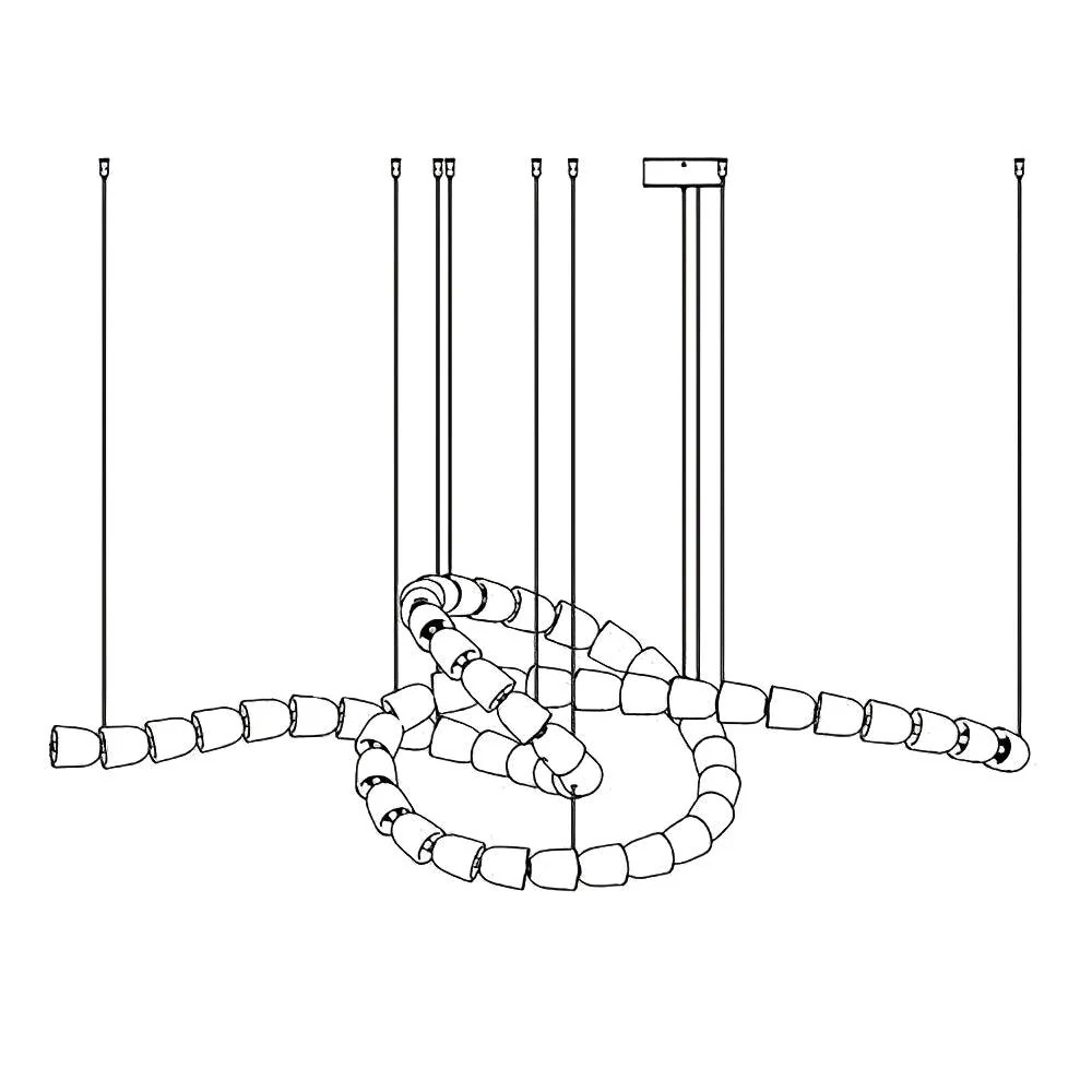 Gabriel Gold Crystal Chandelier - Image 54