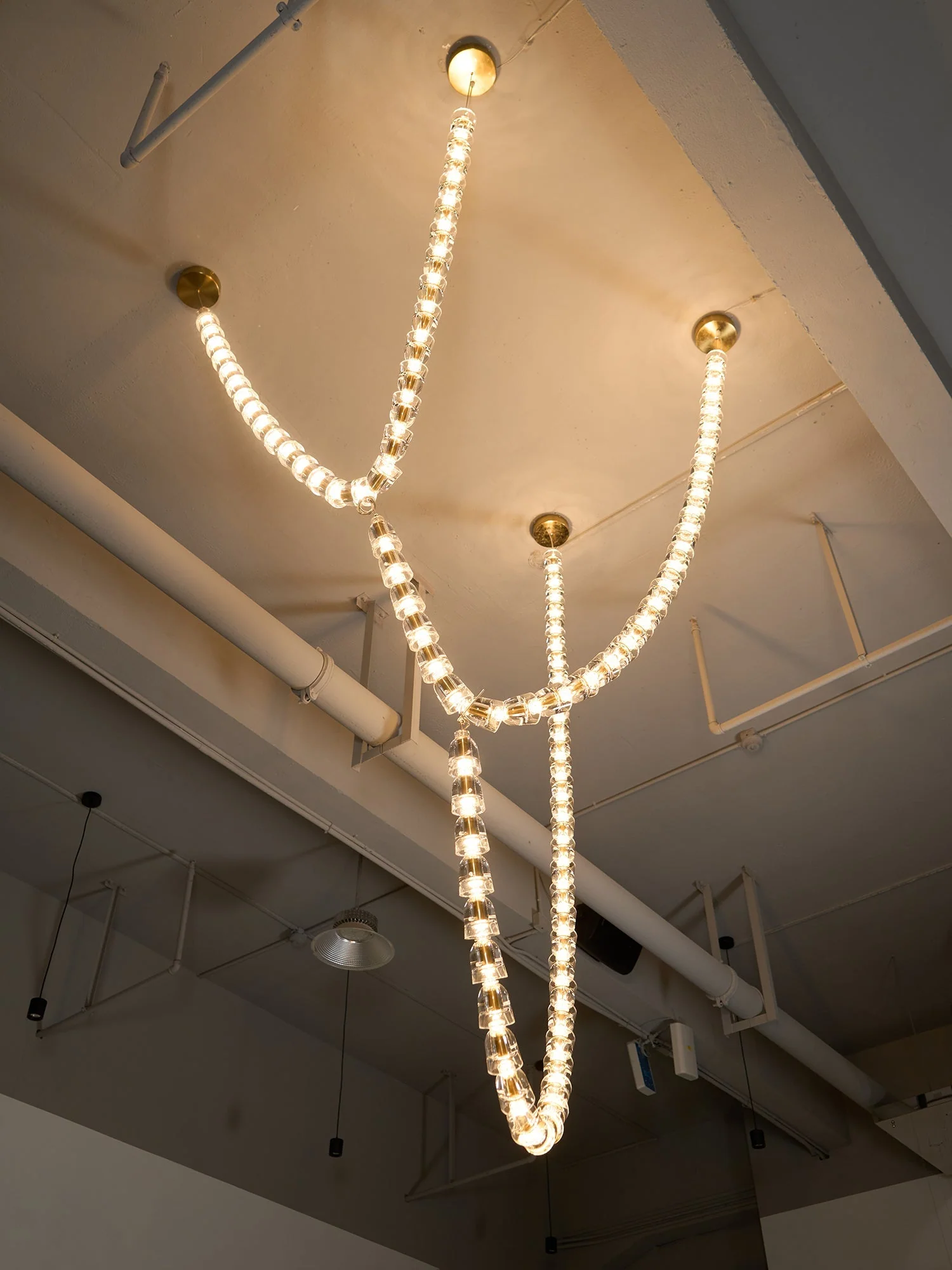Gabriel Gold Crystal Chandelier - Image 6