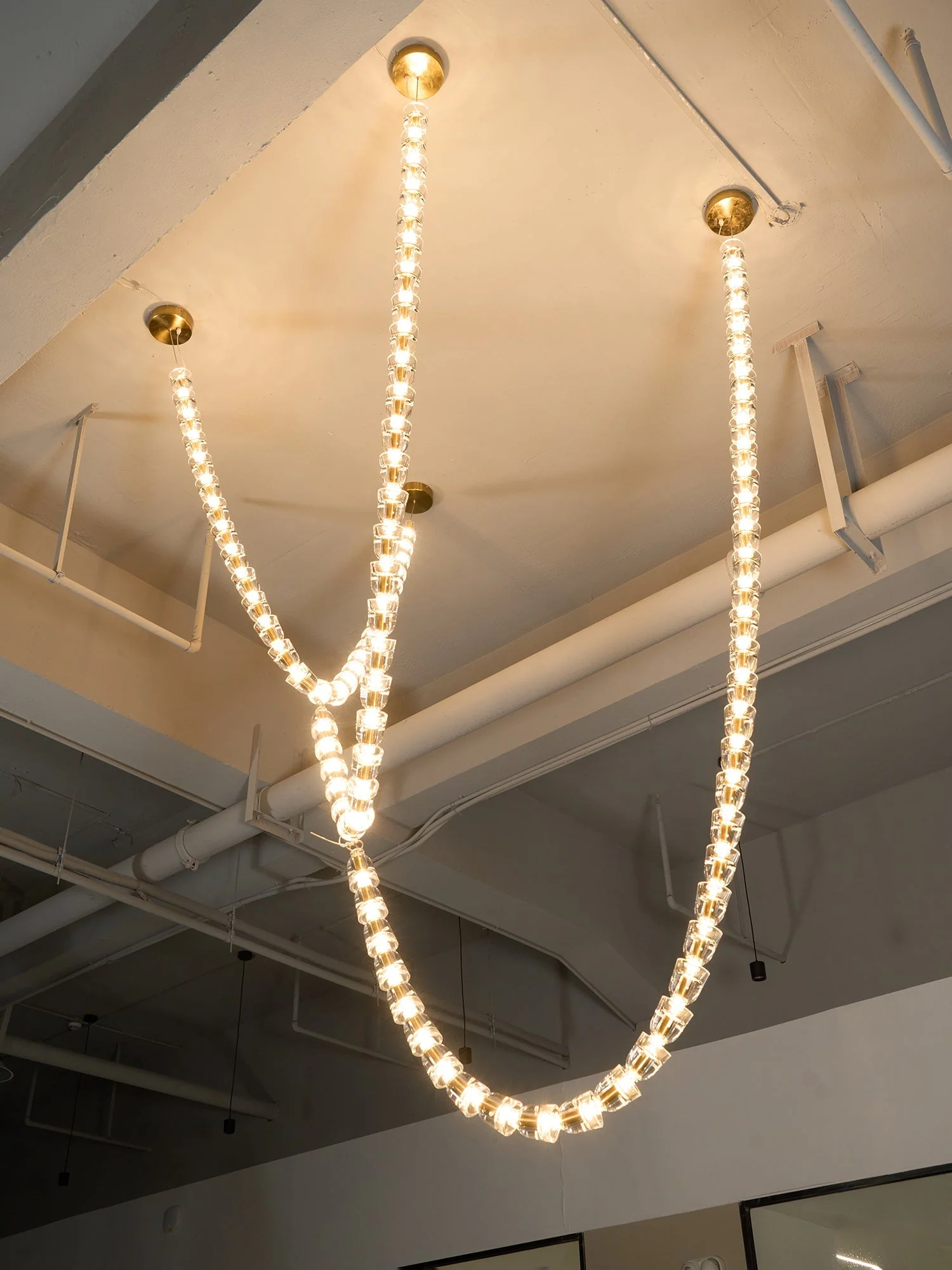 Gabriel Gold Crystal Chandelier - Image 9