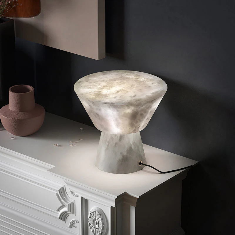 Gama L Alabaster Living Room Table Lamp - Image 2