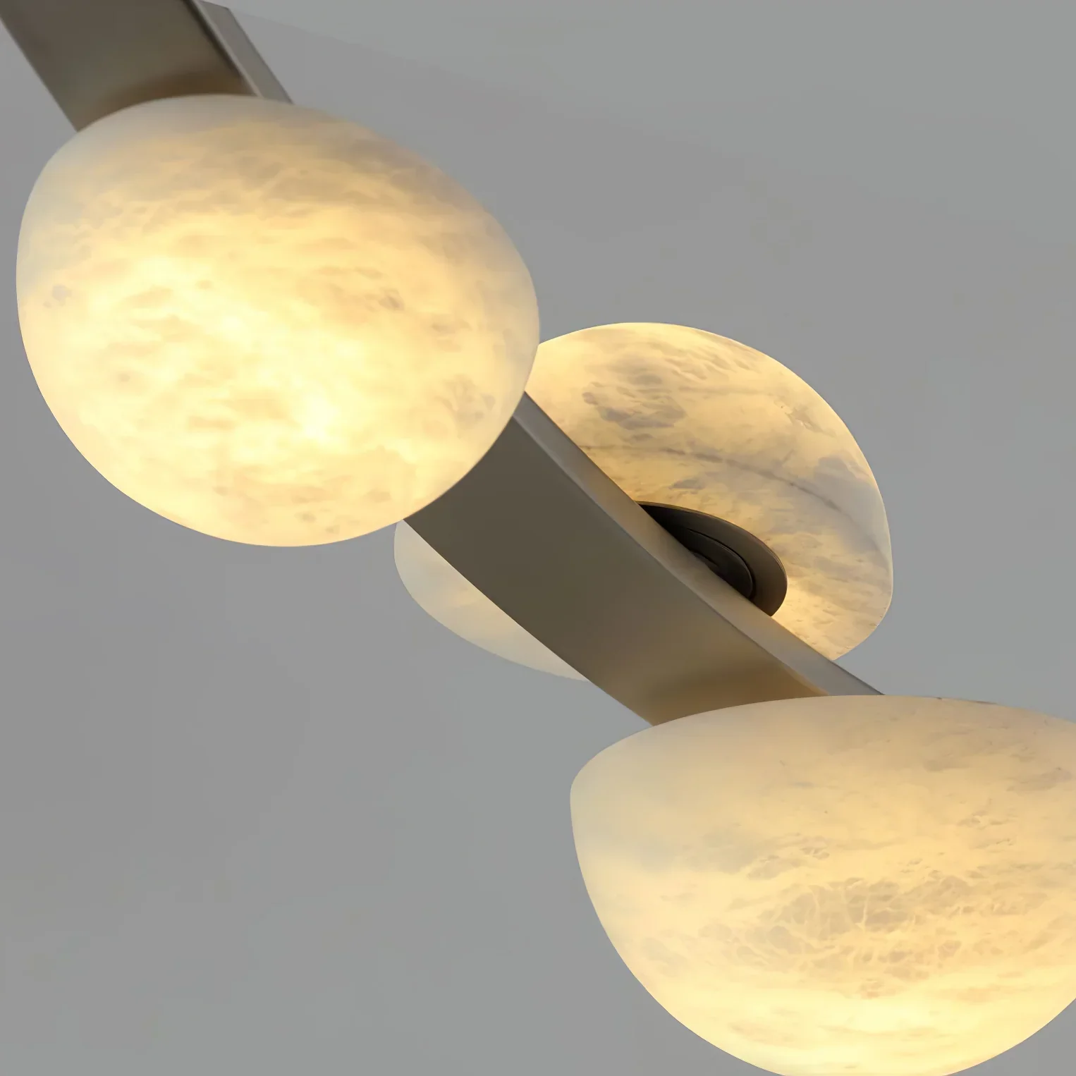 Garrick Modern Dew Drops Alabaster Chandelier Lighting - Image 25
