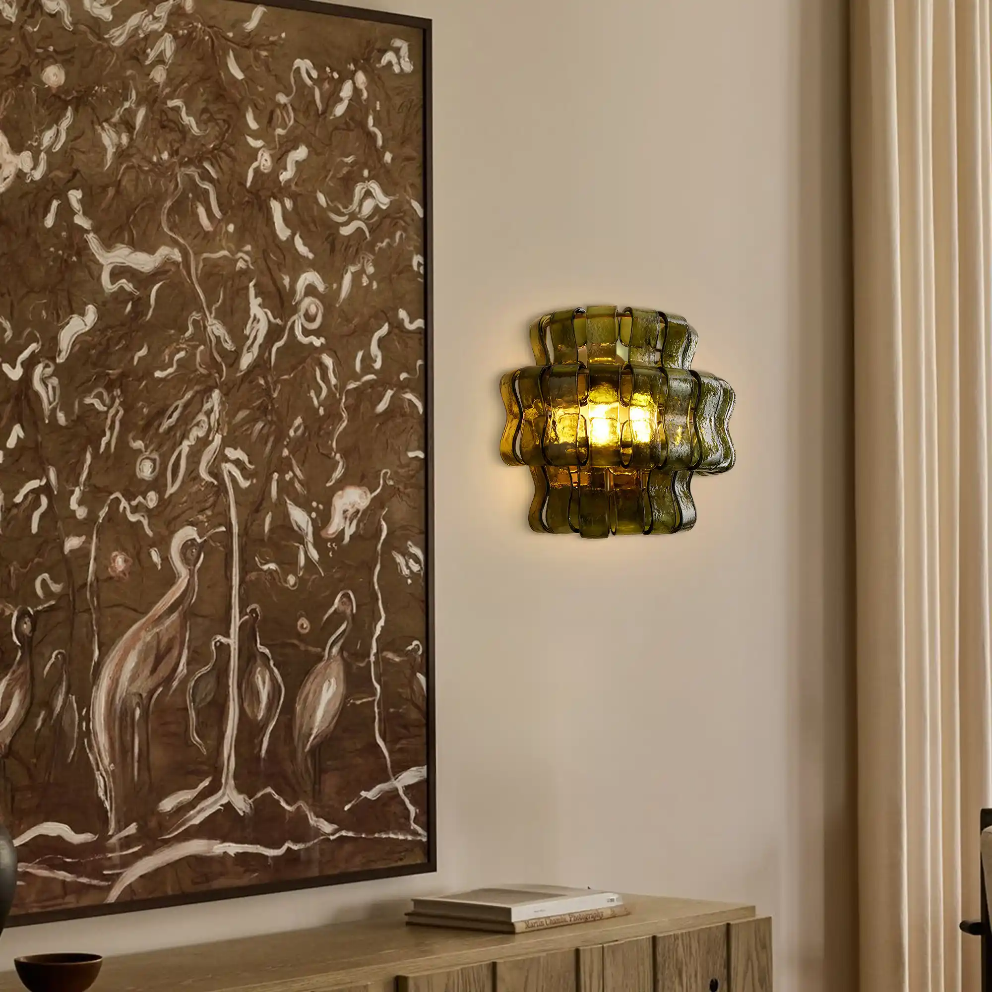 Ghiaccio Glass Wall Sconce - Image 15