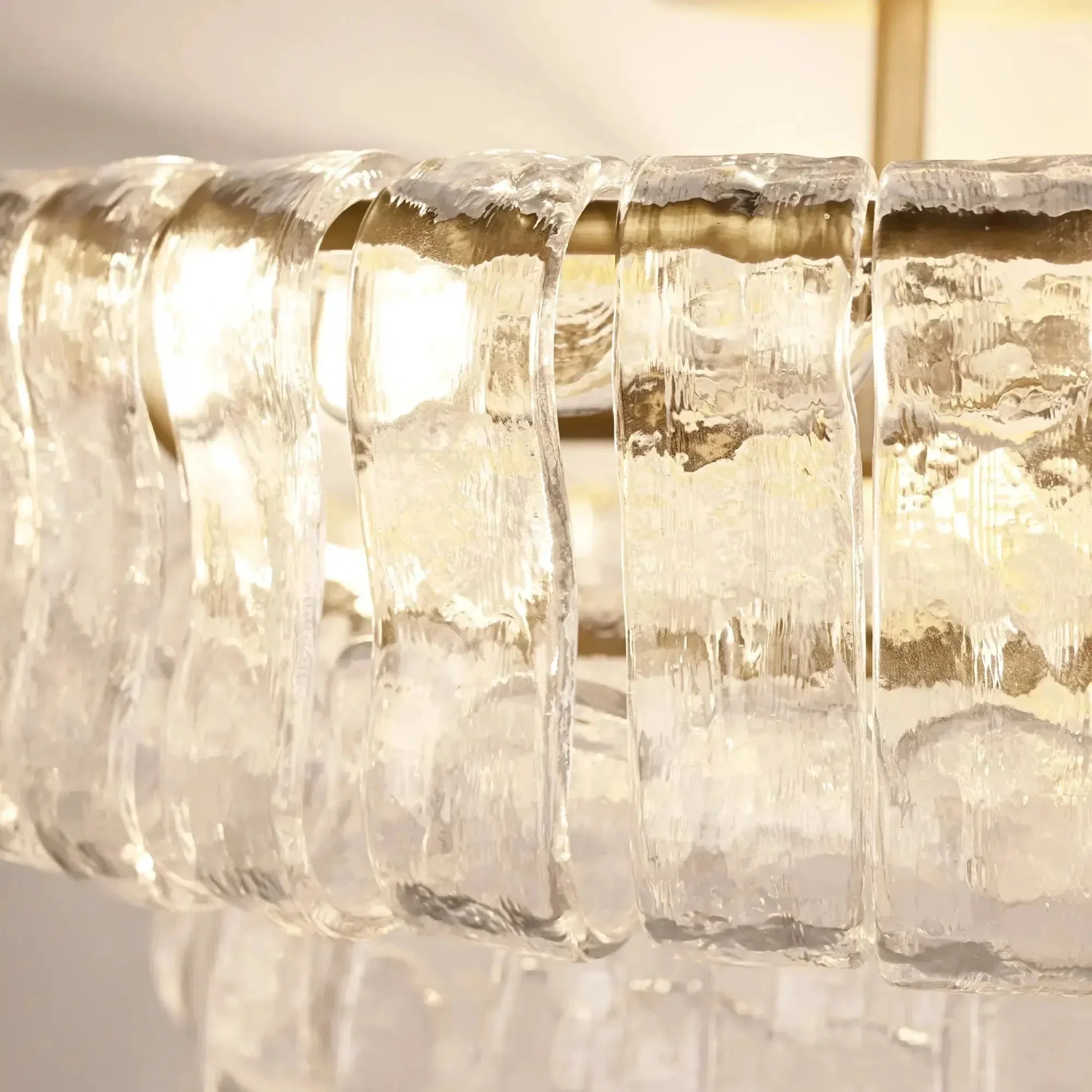 Ghiaccio Modern Glass Flushmount - Image 13
