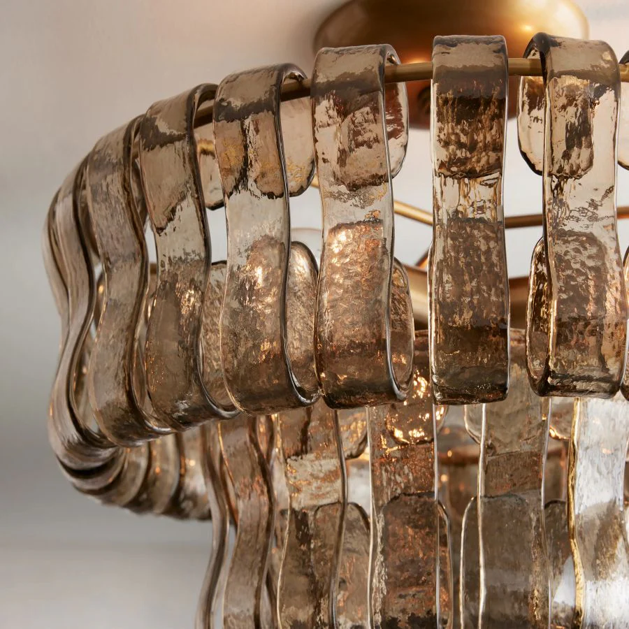 Ghiaccio Modern Glass Flushmount - Image 15