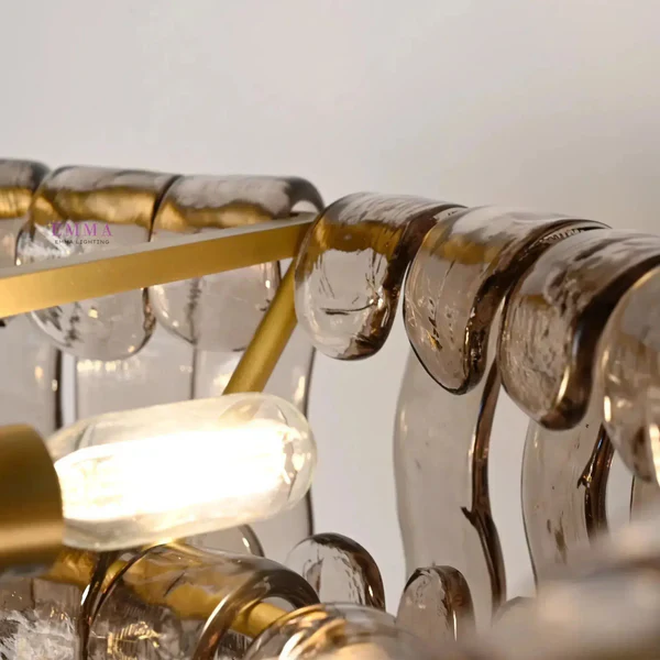 Ghiaccio Modern Glass Flushmount - Image 16