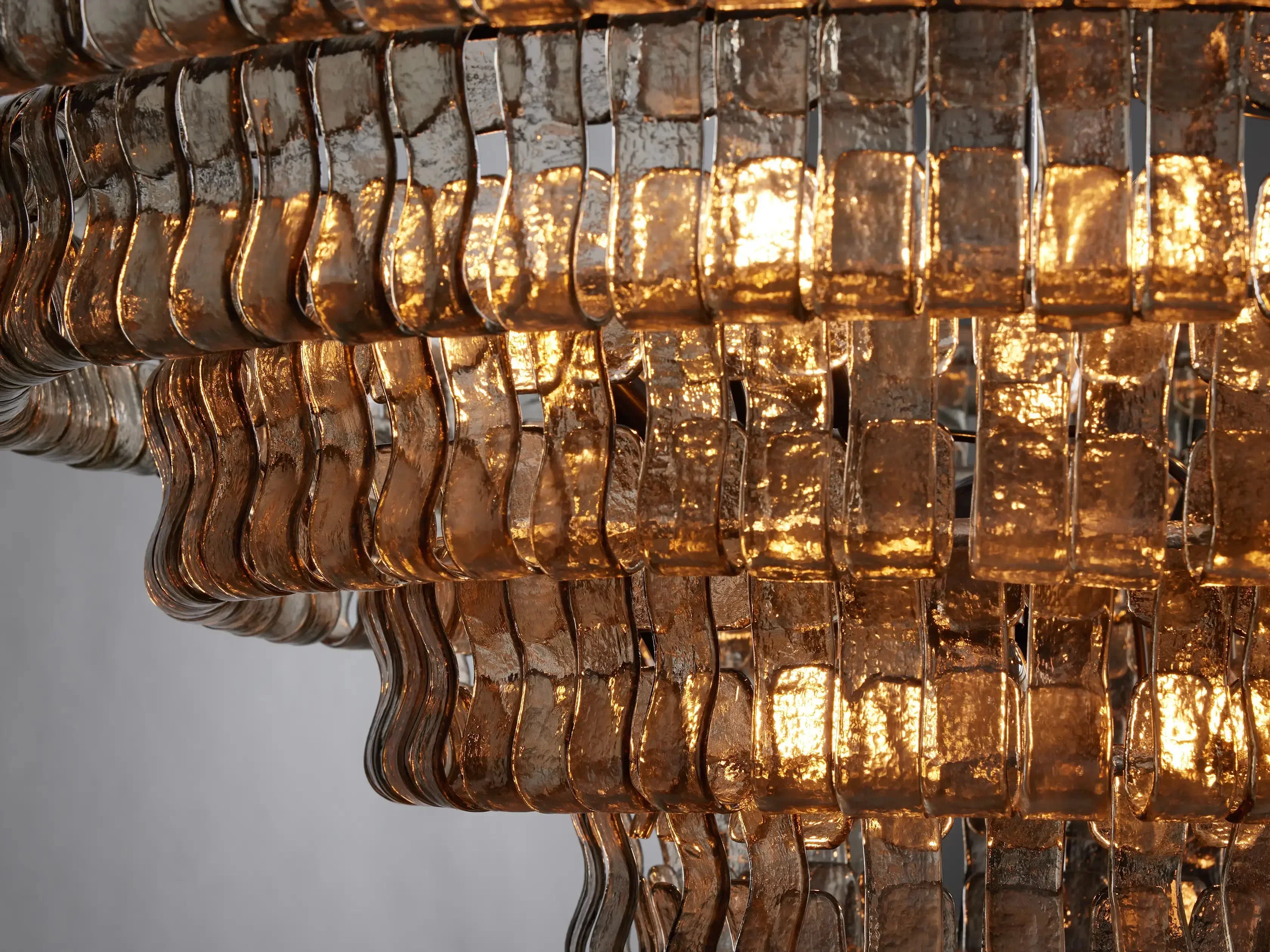 Ghiaccio Round Glass Chandelier - Image 10
