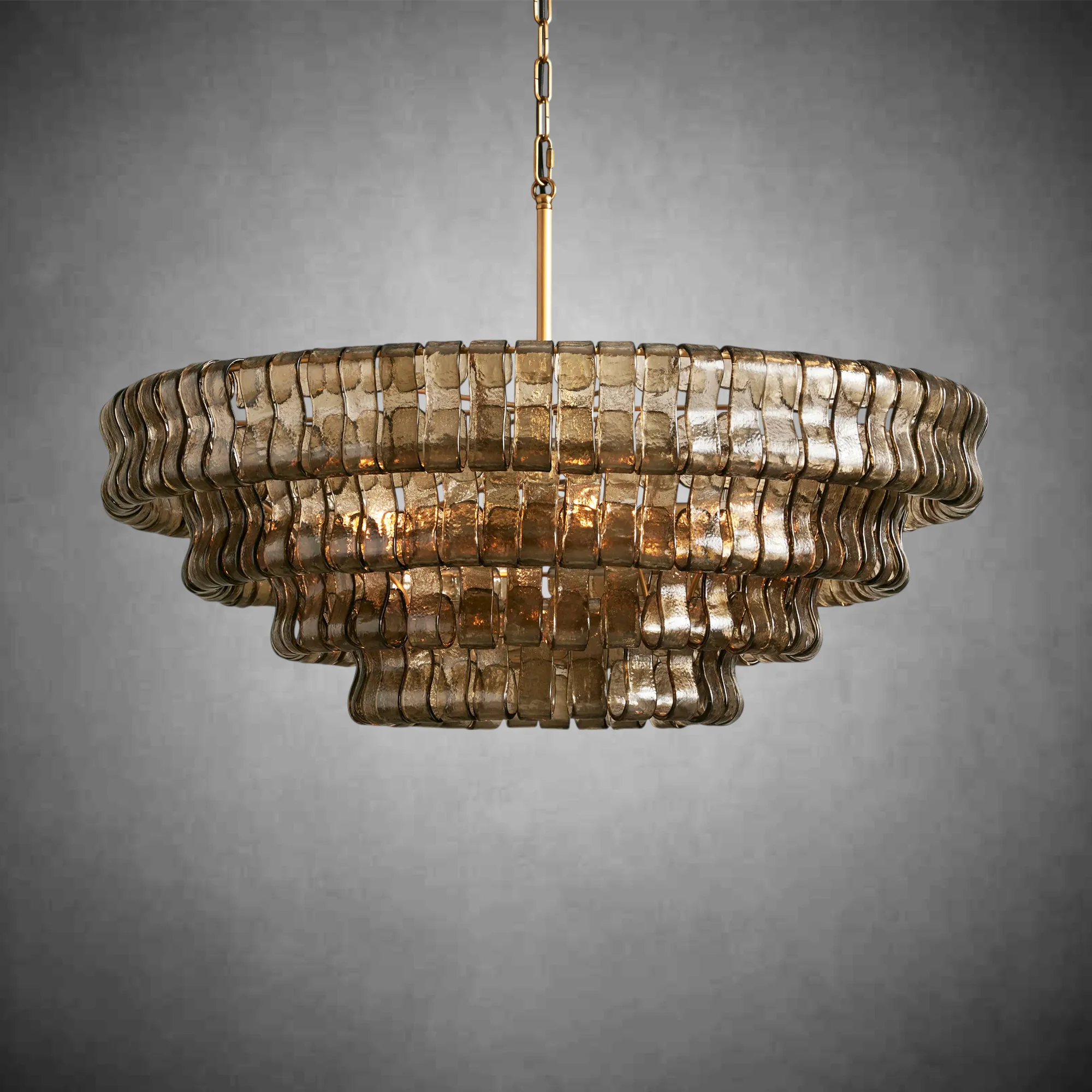 Ghiaccio Round Glass Chandelier - Image 13