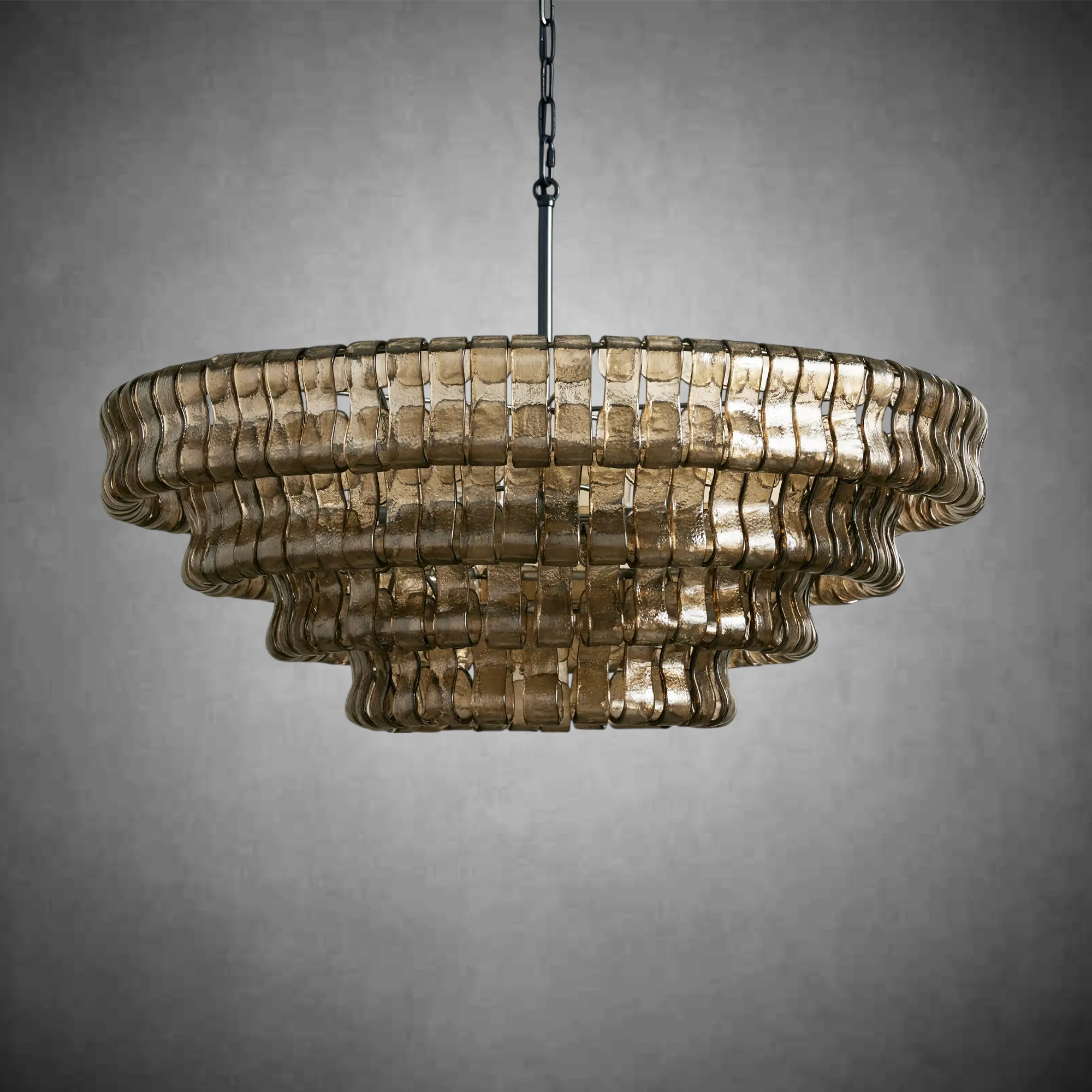 Ghiaccio Round Glass Chandelier - Image 17