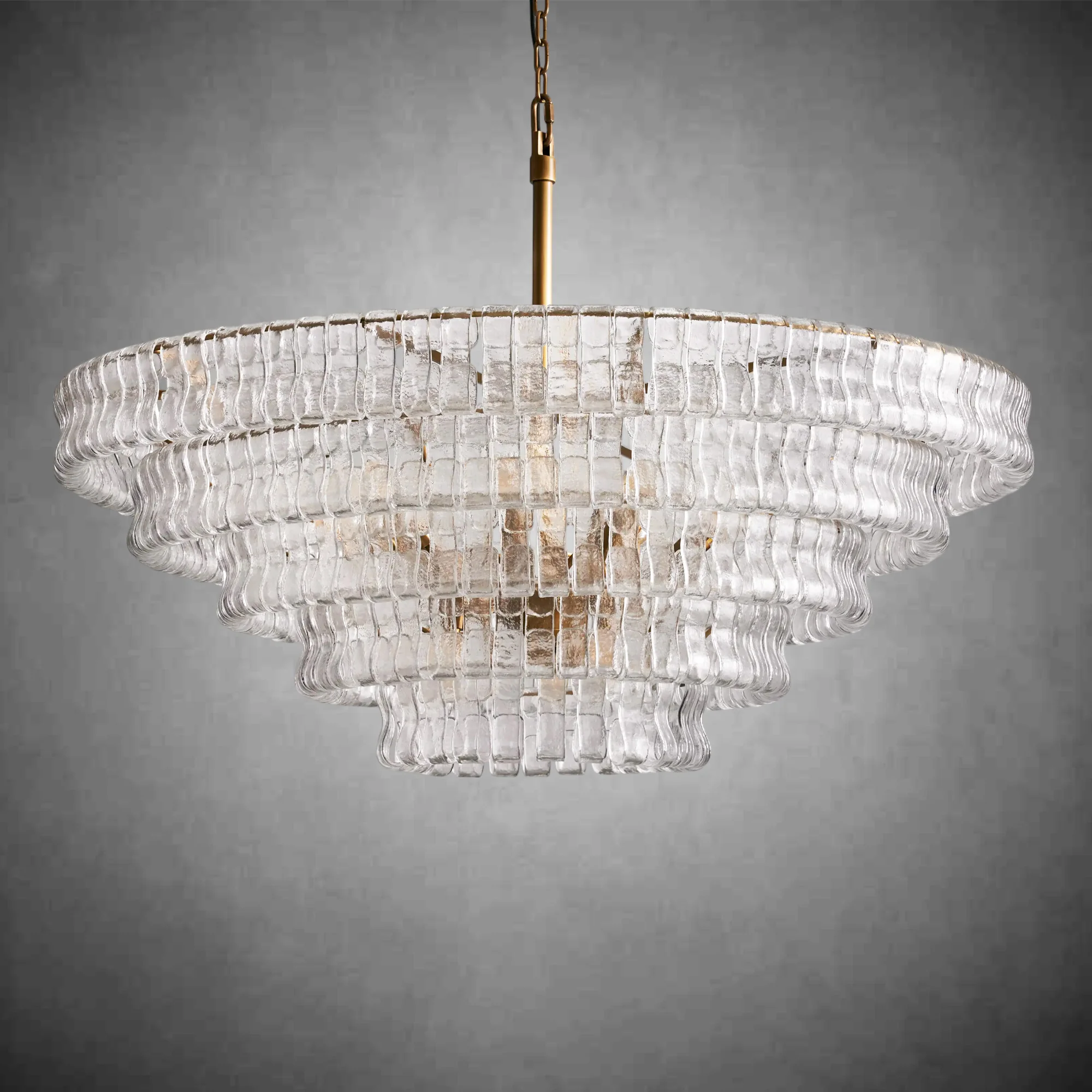 Ghiaccio Round Glass Chandelier - Image 18