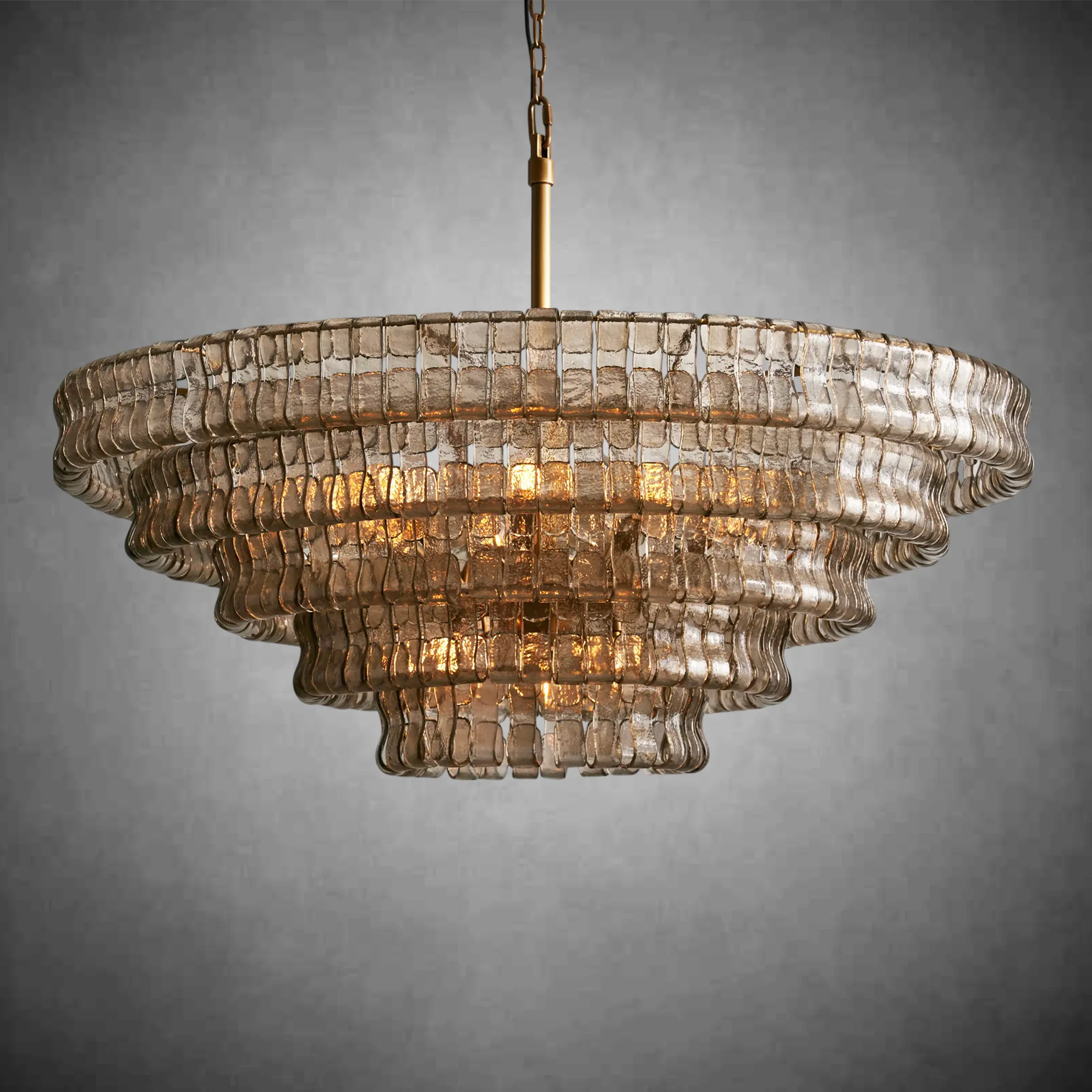 Ghiaccio Round Glass Chandelier - Image 21