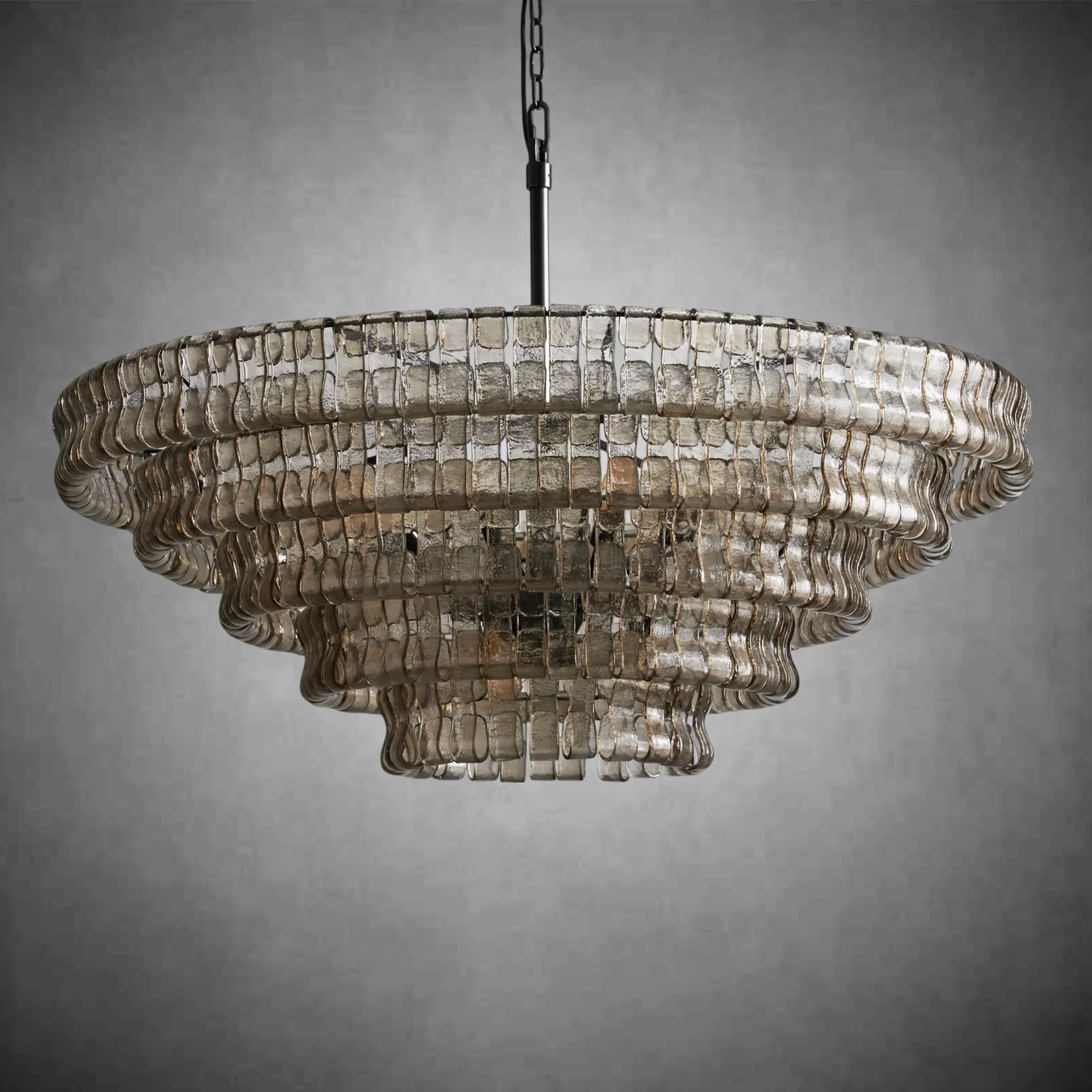 Ghiaccio Round Glass Chandelier - Image 24
