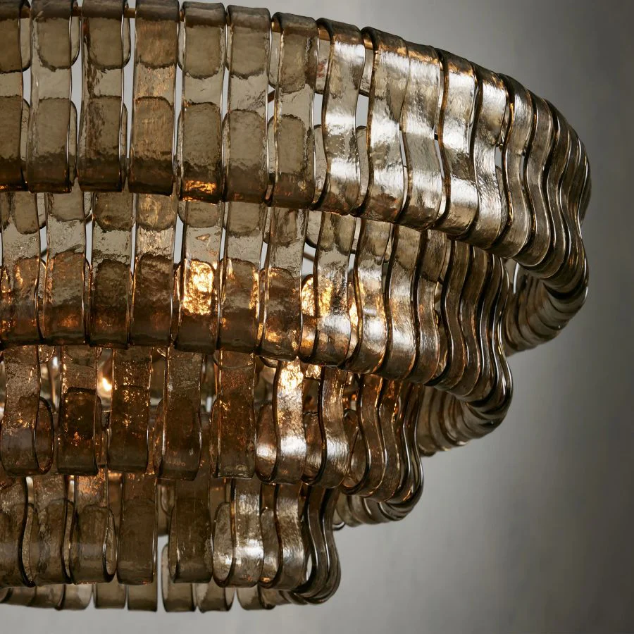 Ghiaccio Round Glass Chandelier - Image 26