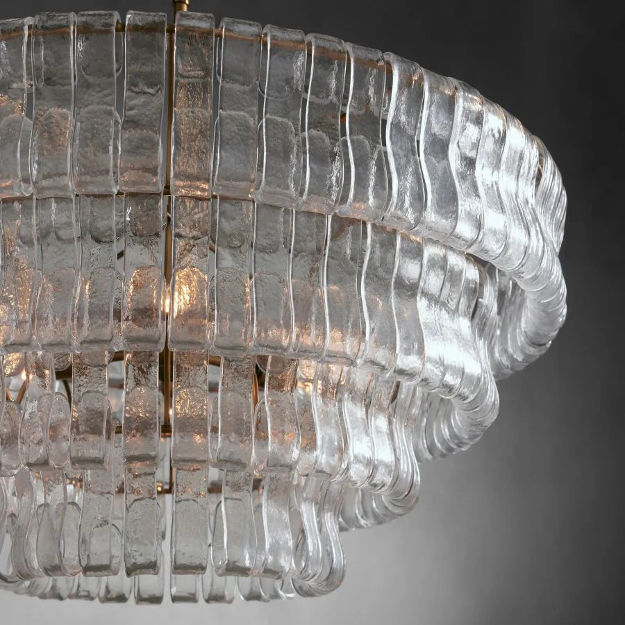 Ghiaccio Round Glass Chandelier - Image 27