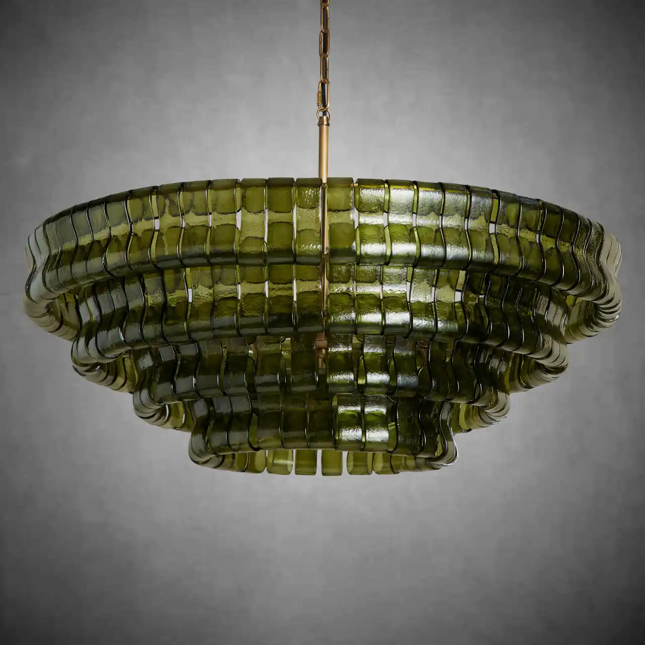 Ghiaccio Round Glass Chandelier - Image 30